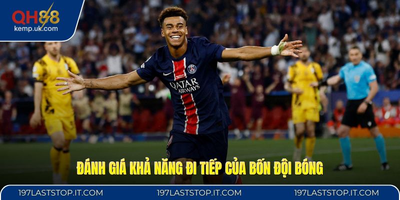 Đánh giá khả năng đi tiếp của bốn đội bóng