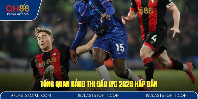 Tổng quan bảng thi đấu WC 2026 hấp dẫn
