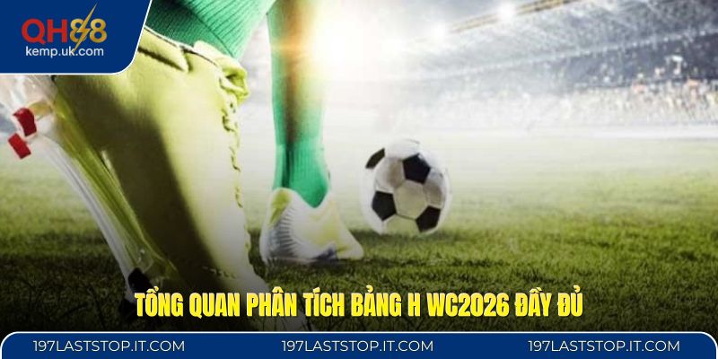 Tổng quan phân tích bảng H WC2026 đầy đủ